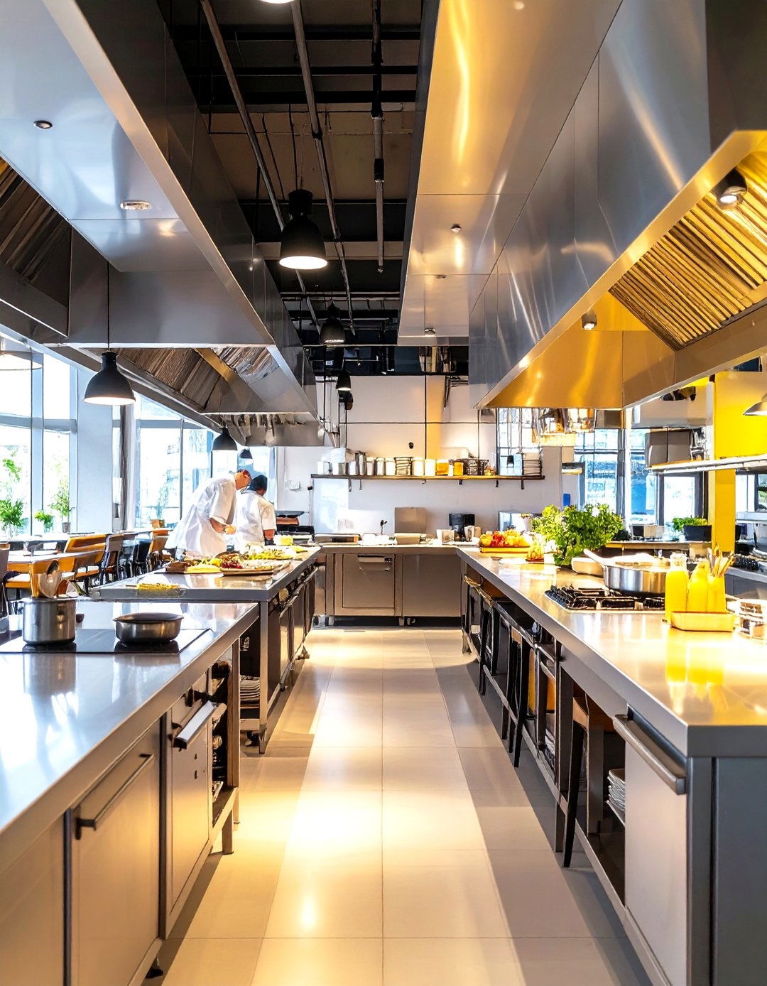 Open Kitchen Concept for a Live Show - 30 restaurant interior design ideas