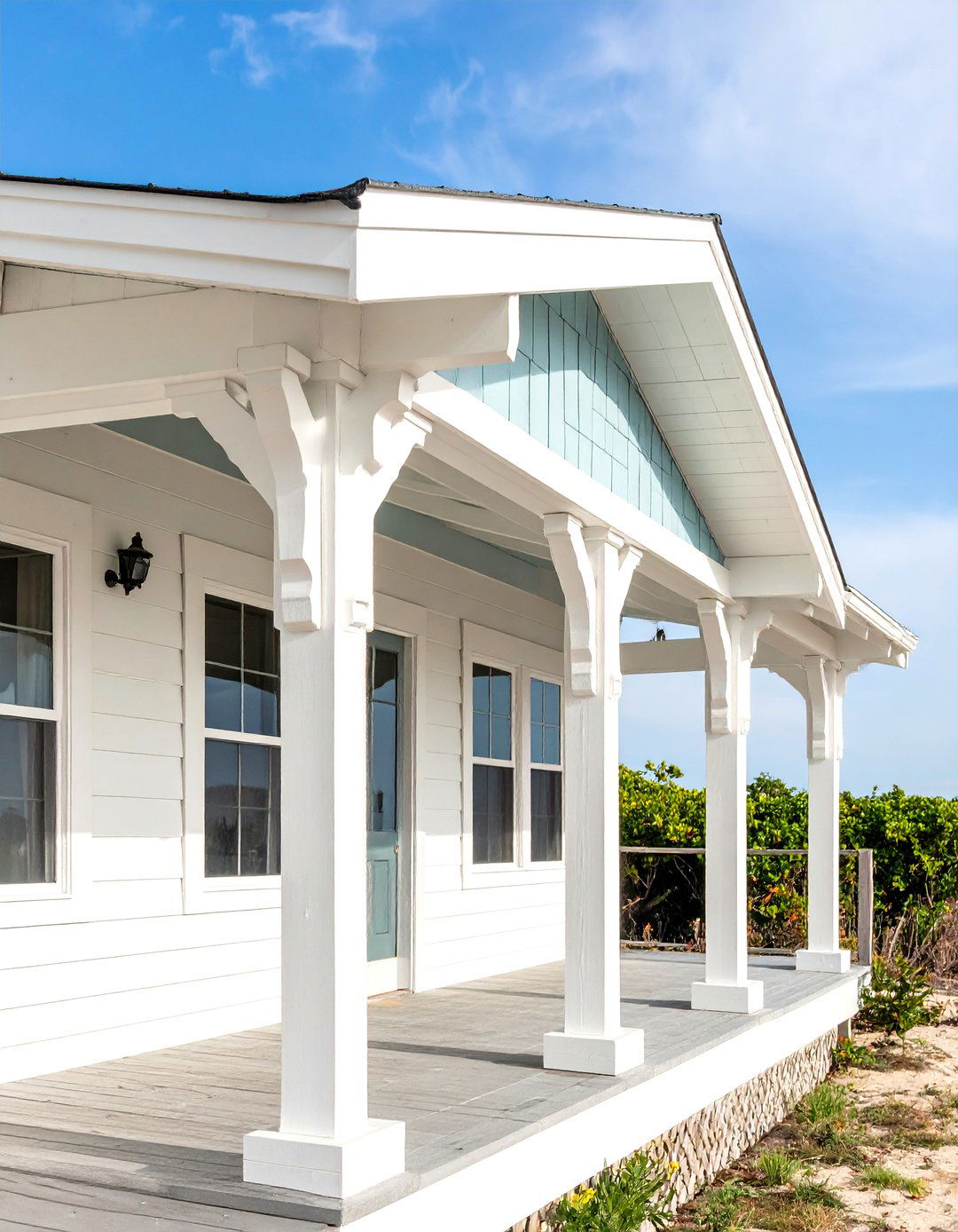 Open Rafter Tail Design - 30 front porch roof ideas