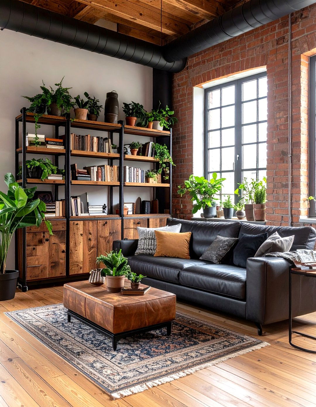 Open Shelf Industrial Pipe Living Room Cabinet - 30 living room cabinet ideas