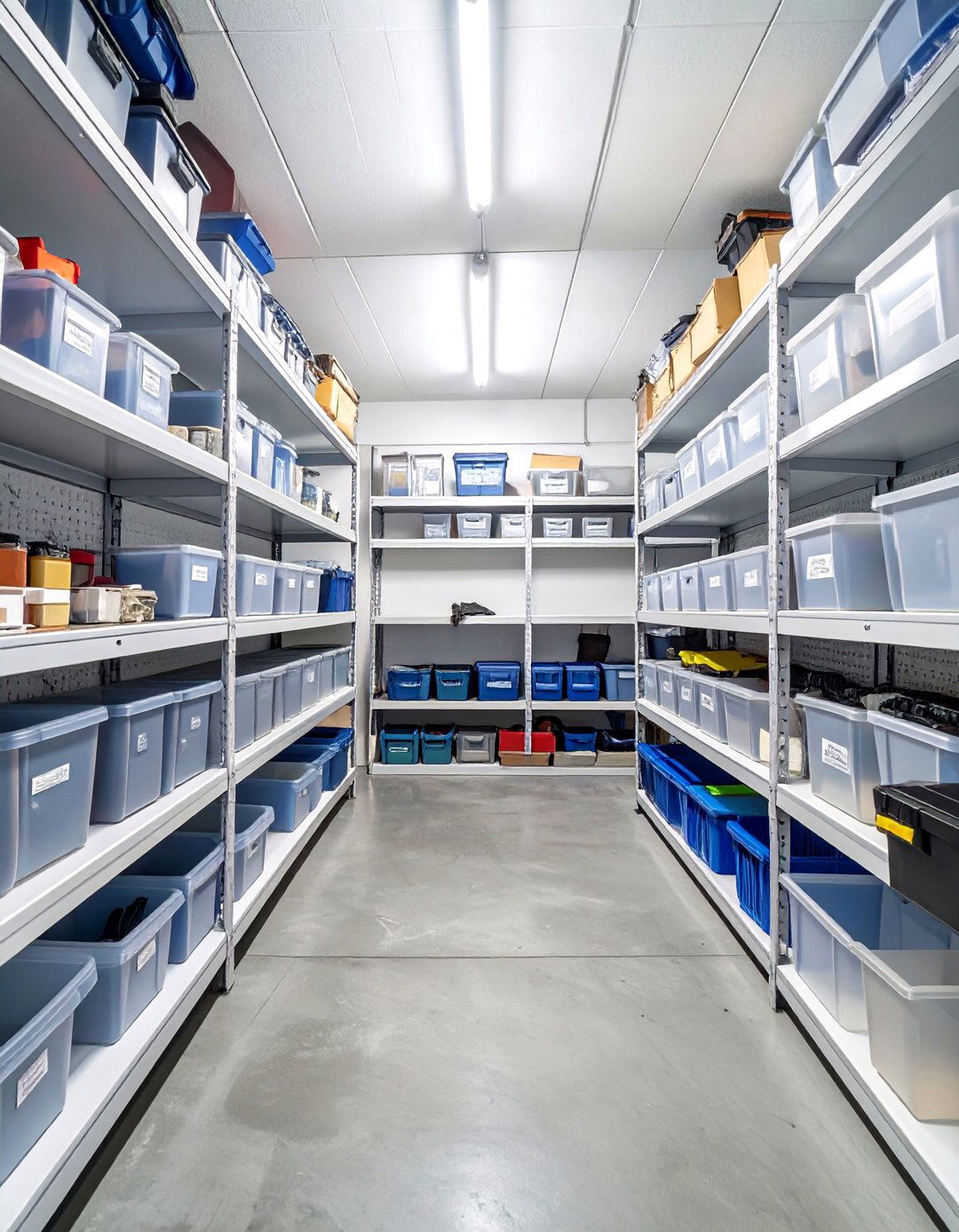 Open Shelving Garage System - 30 garage cabinets ideas