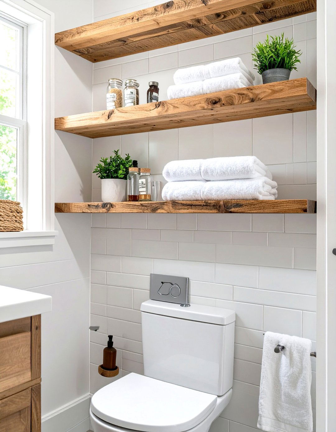 Open Shelving Guest Bathroom - 30 modern guest bathroom ideas