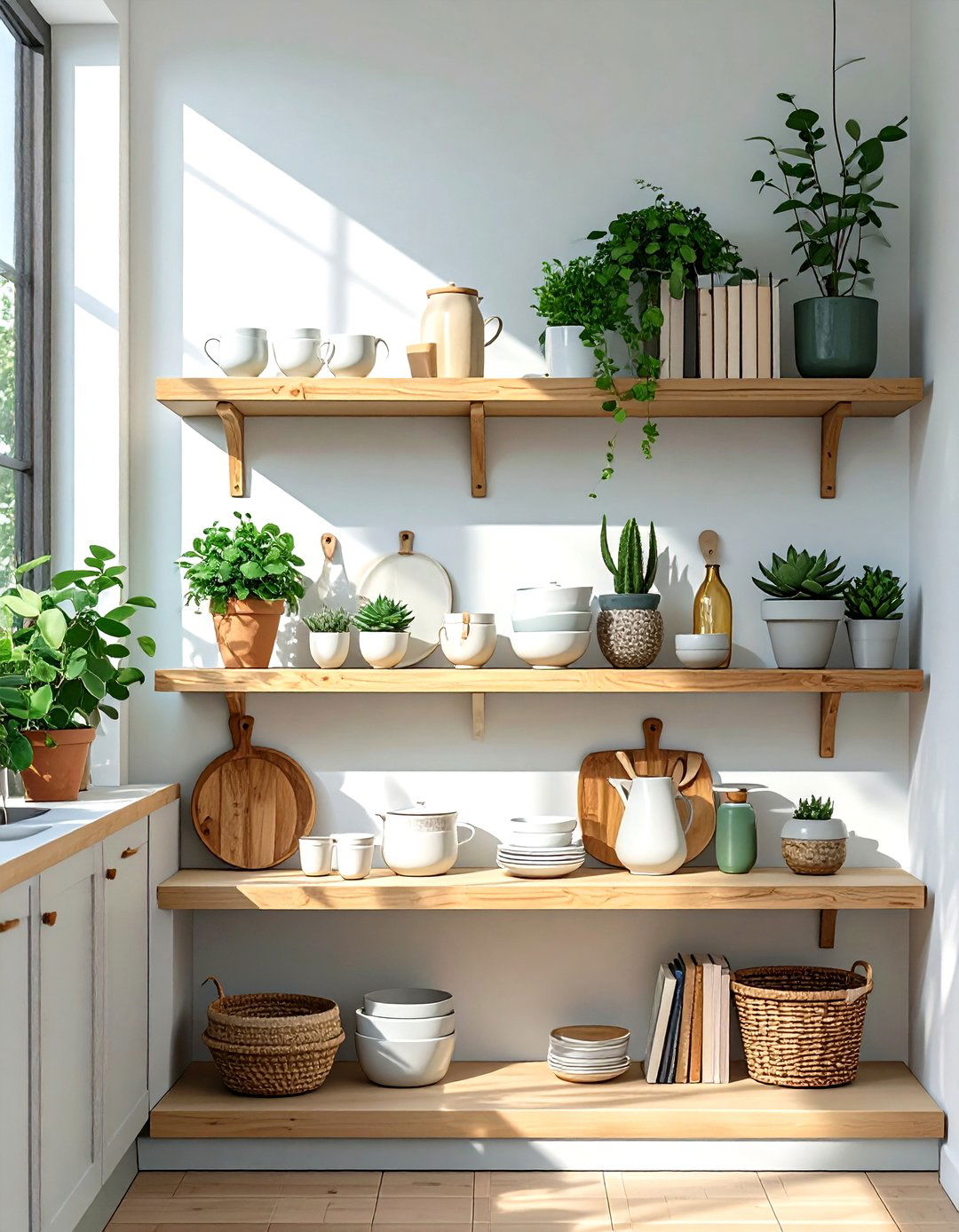 Open Shelving for a Curated Display - 30 scandinavian interior design mrshomint ideas