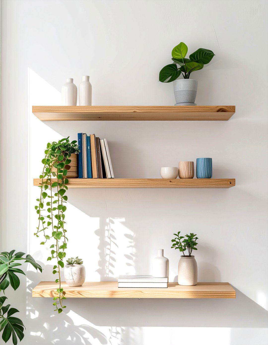 Open Shelving in Kitchens and Living Rooms - 30 scandinavian house design ideas