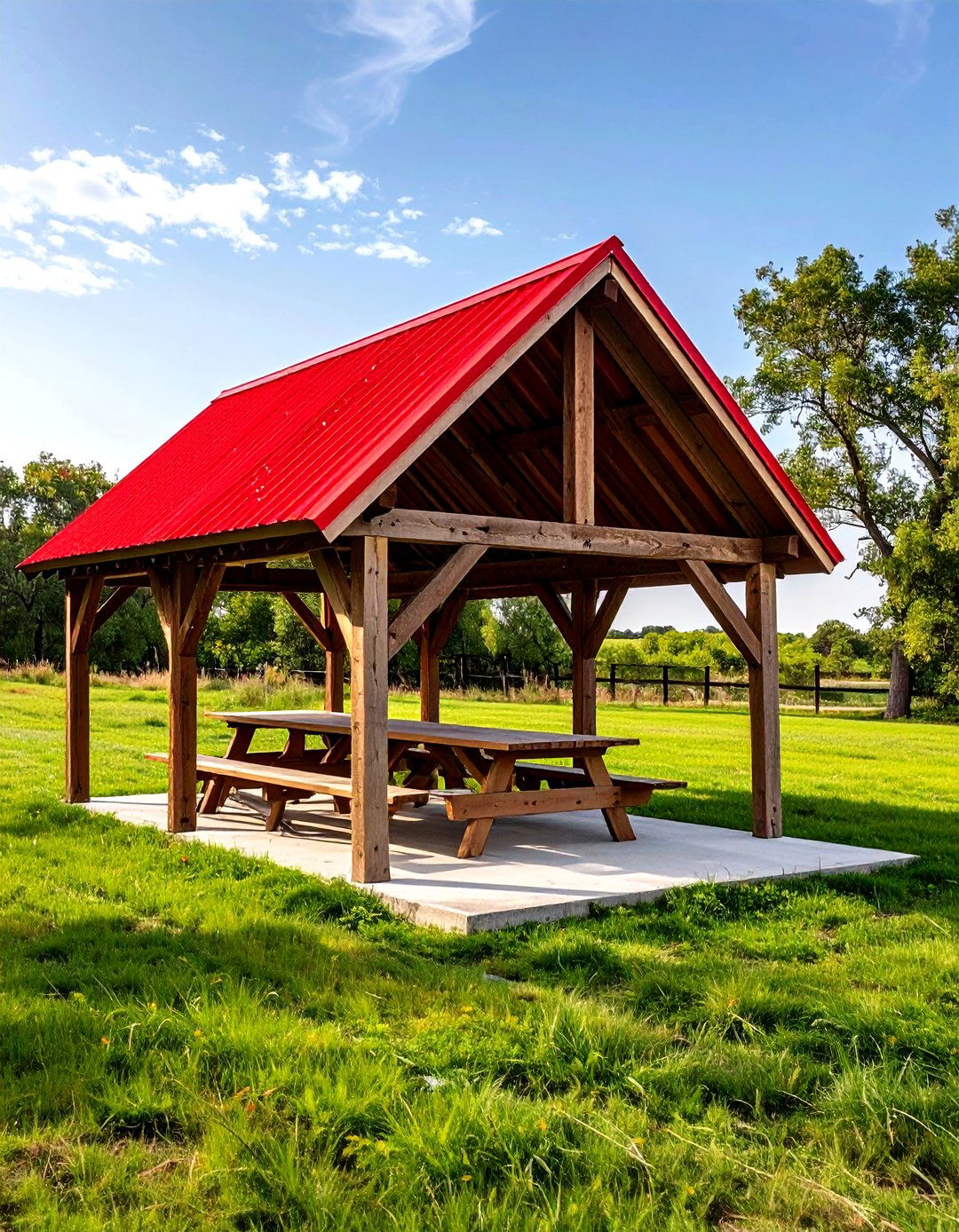 Open Sided Barn Style Pavilion - 30 outdoor pavilion ideas