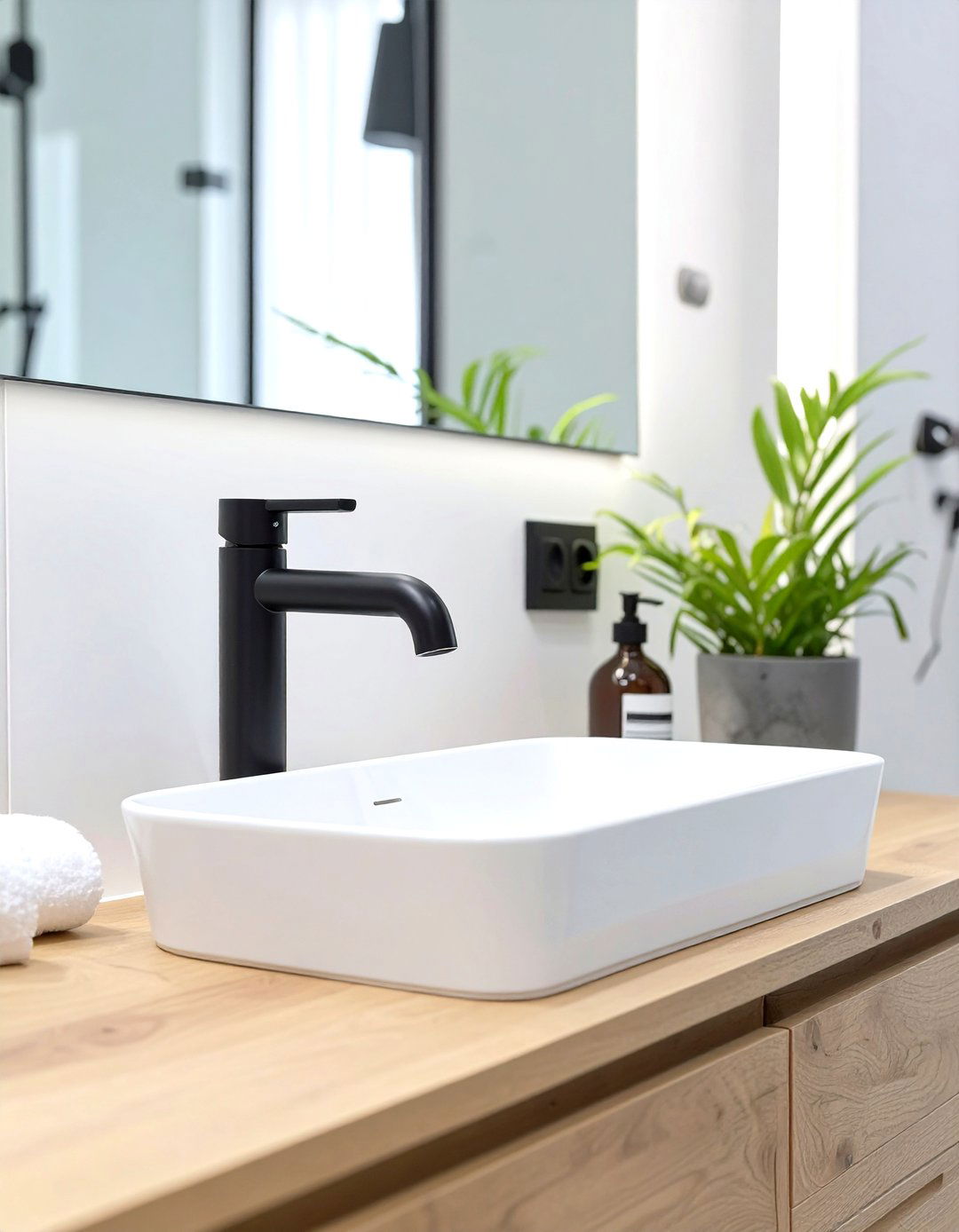 Opt for Minimalist Faucet and Hardware - 30 spa like bathroom ideas