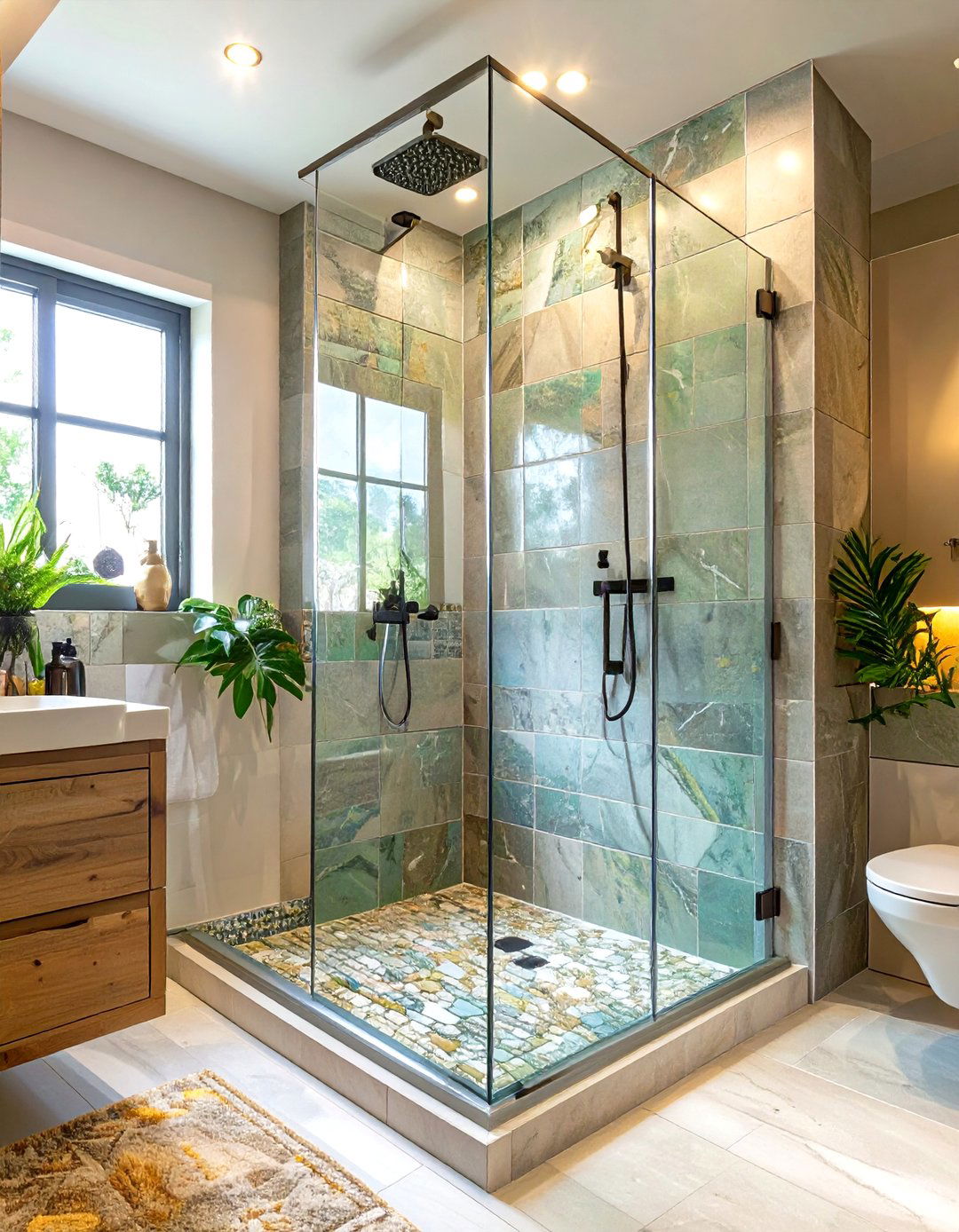 Opt for a Frameless Glass Enclosure - 30 shower renovation ideas
