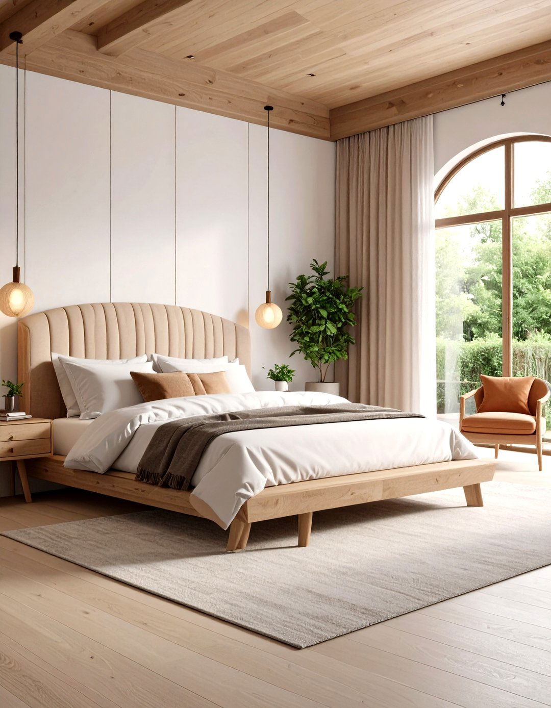 Organic Modern Bedroom - 30 elegant modern luxury bedroom design ideas