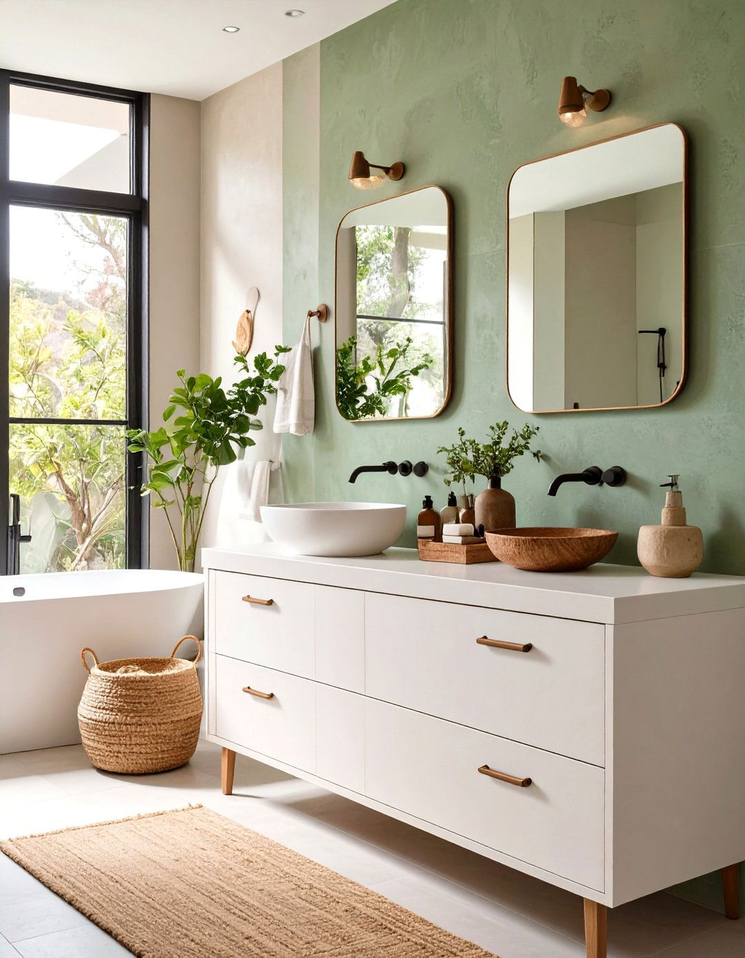 Organic Modern Guest Bathroom - 30 guest bathroom remodel ideas