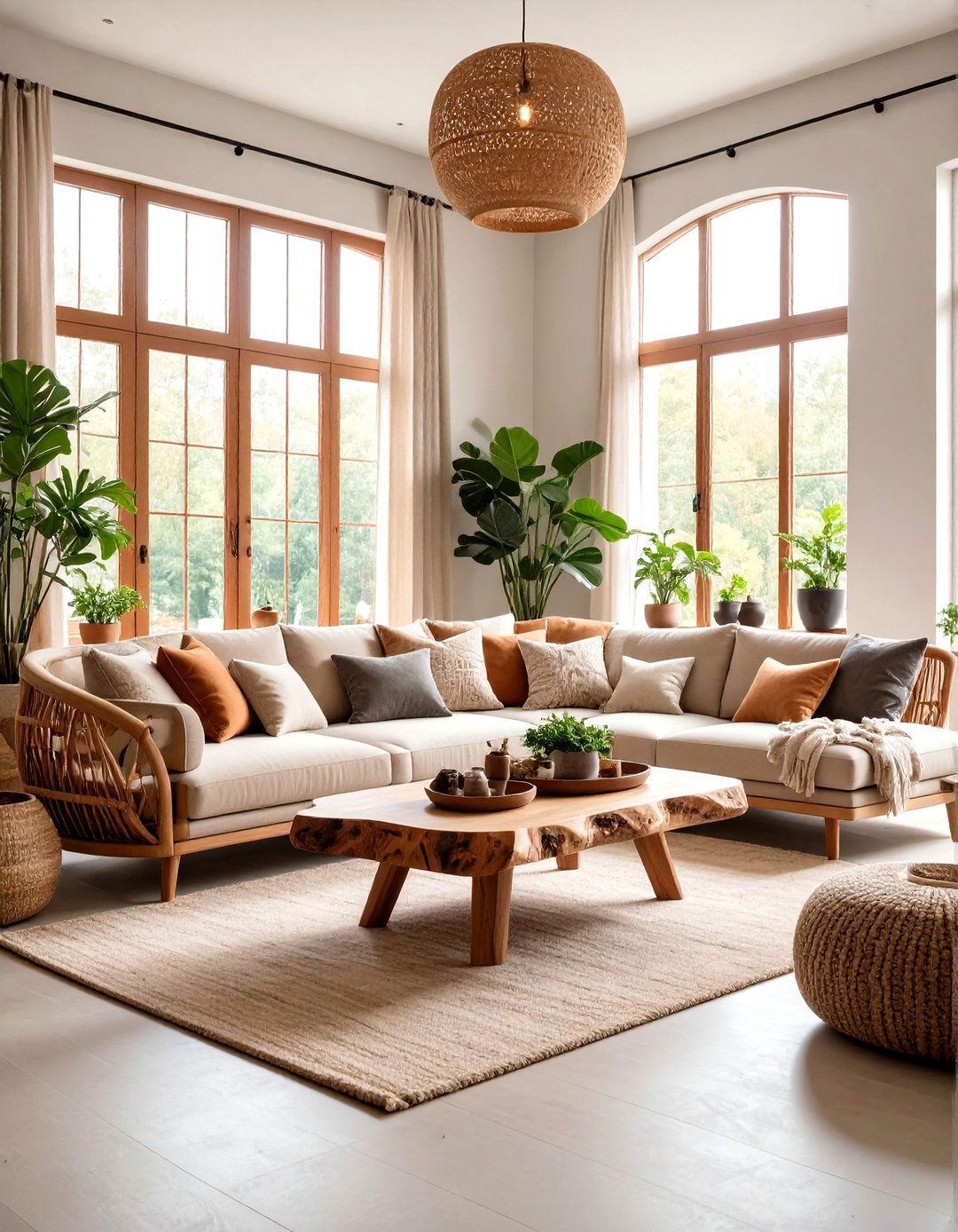 Organic Modern Living Room - 30 elegant living room ideas