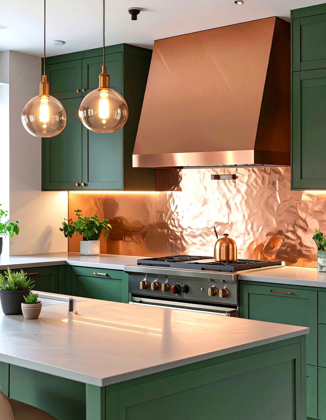 Organized Pegboard Kitchen Wall - 30 kitchen accent wall ideas