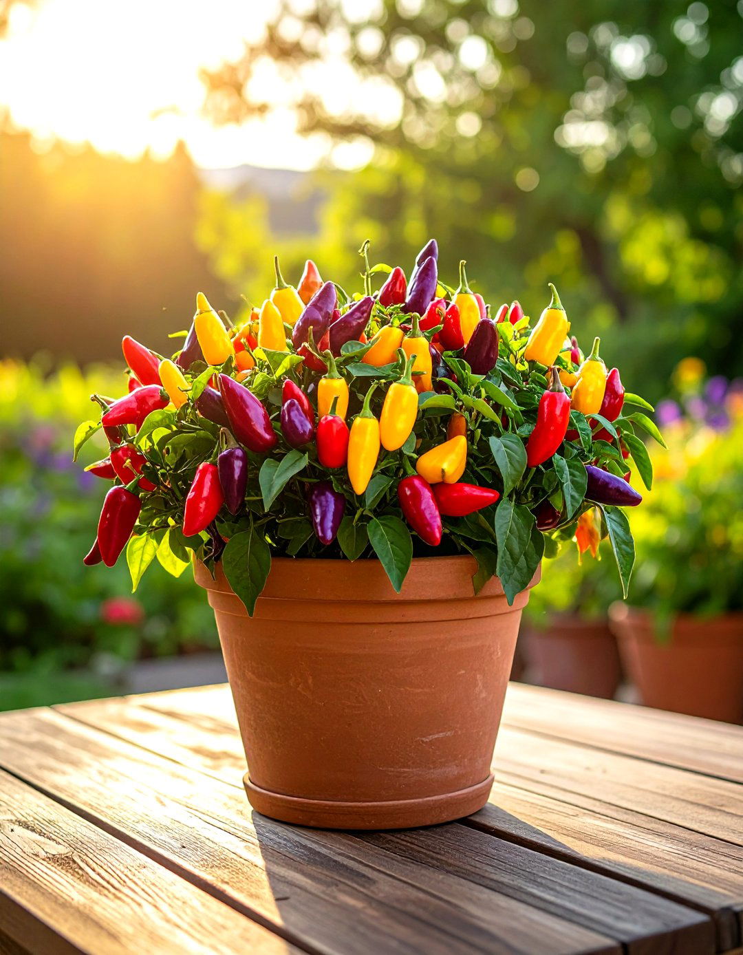 Ornamental Peppers - 30 patio plants ideas