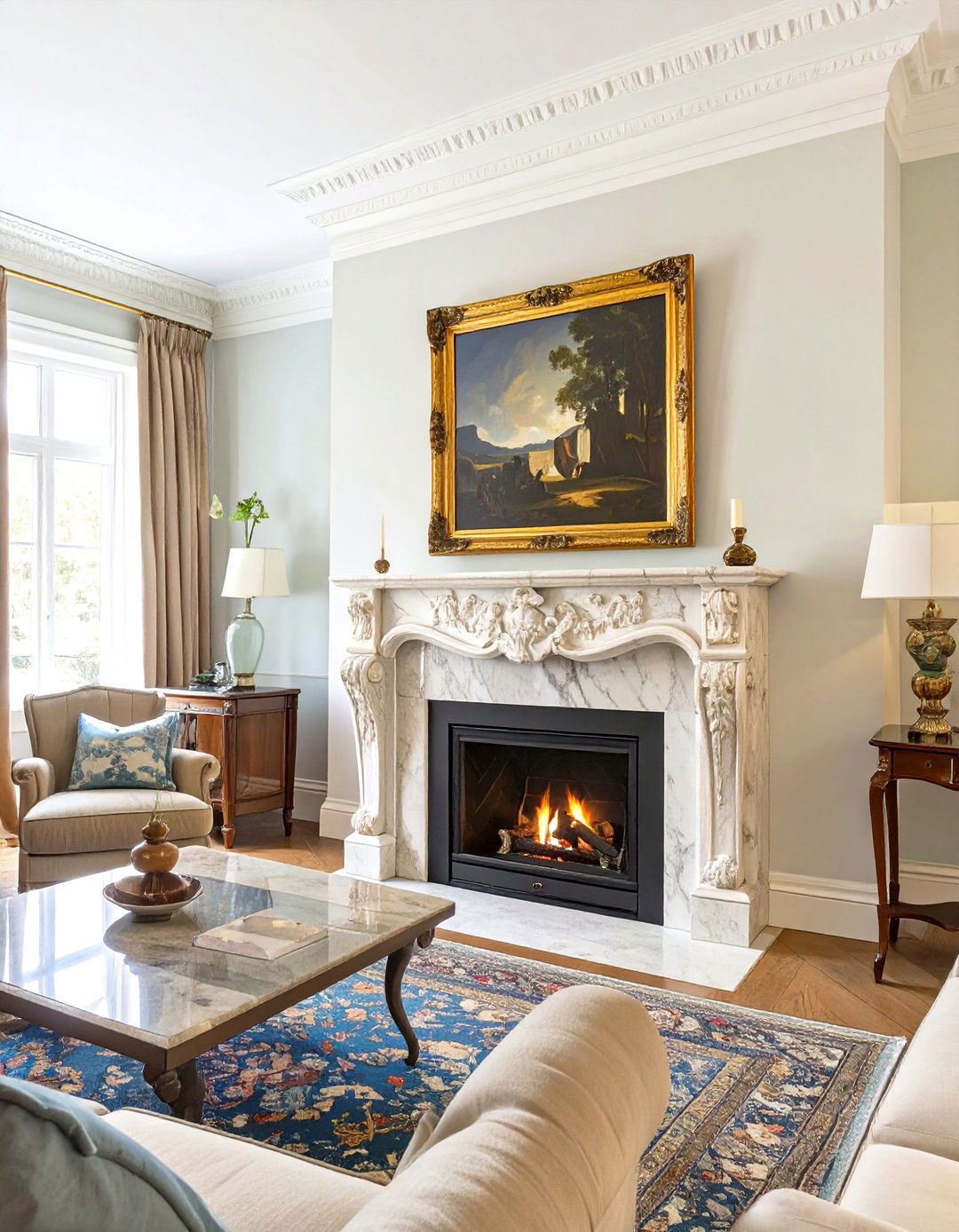 Ornate Fireplace Mantels - 30 traditional home design ideas