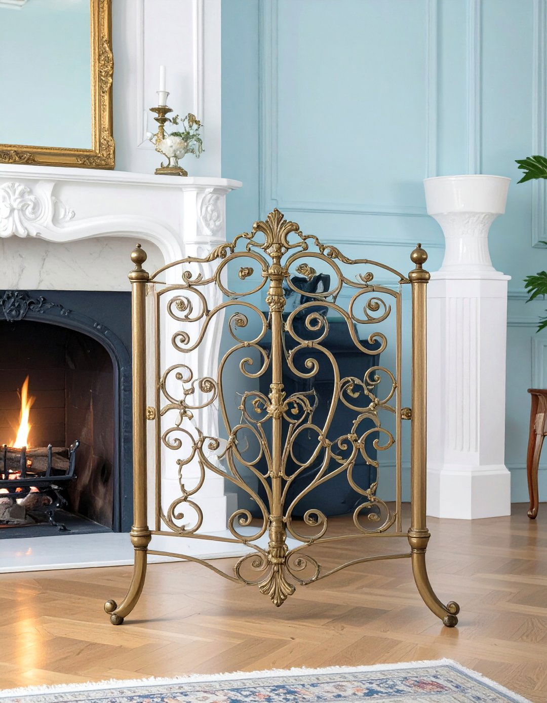 Ornate and Decorative Fire Screens - 30 victorian interior design ideas