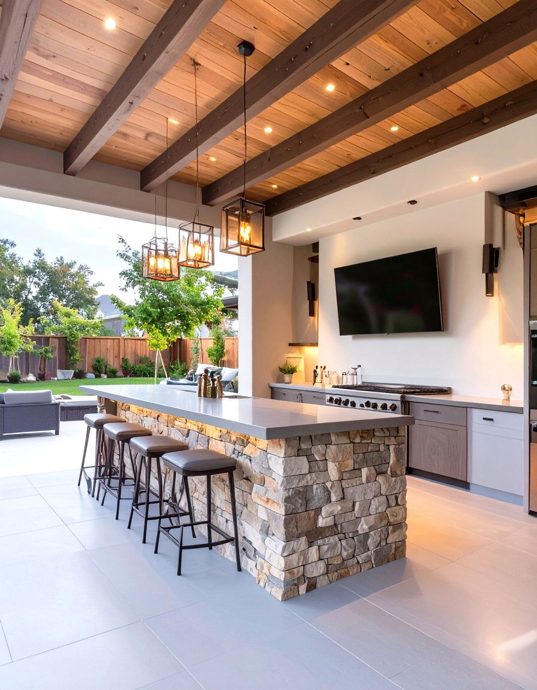 Outdoor Bar and Entertainment Hub - 30 enclosing under a deck ideas