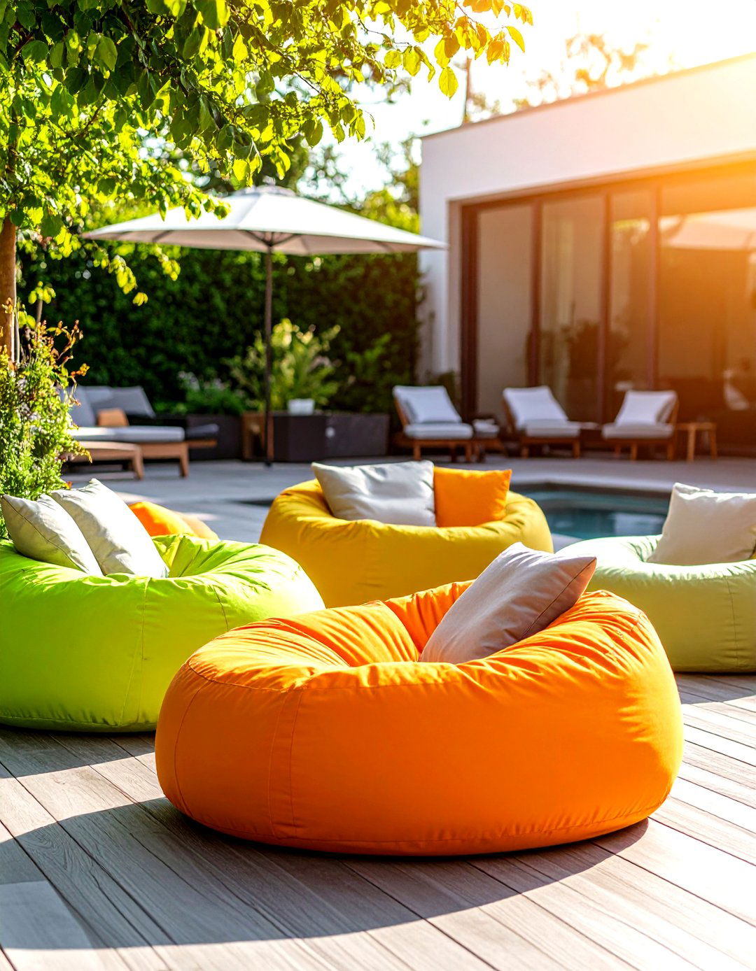 Outdoor Bean Bag Loungers - 30 patio furniture ideas