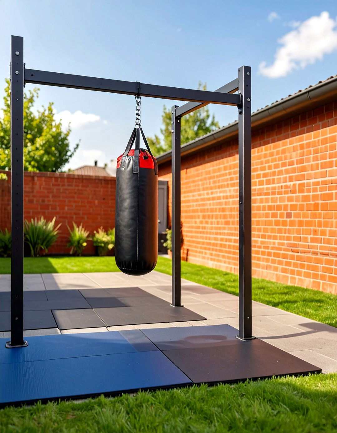 Outdoor Boxing and MMA Area - 30 outdoor gym ideas