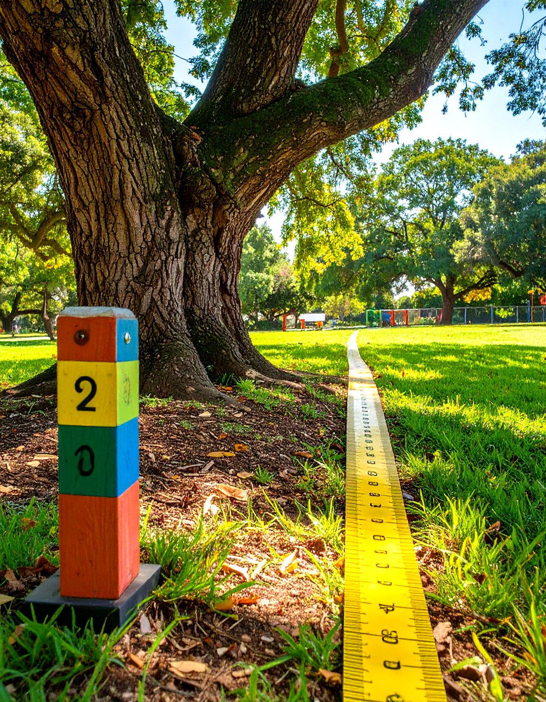 Outdoor Classroom Measurement Trail - 30 outdoor classroom ideas