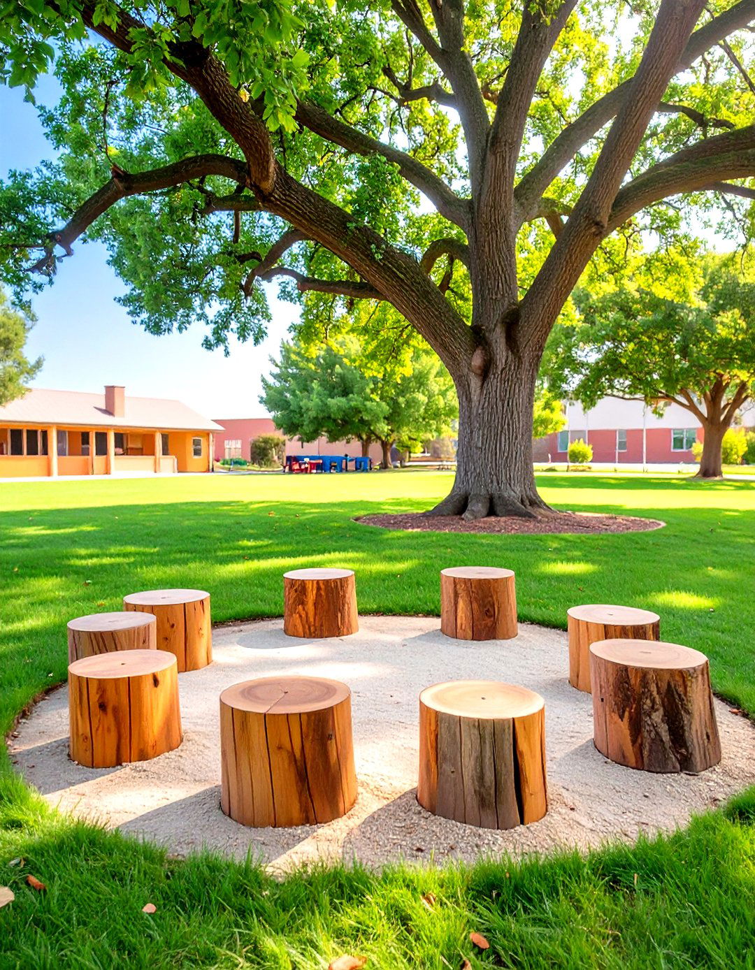 Outdoor Classroom Storytelling Circle - 30 outdoor classroom ideas