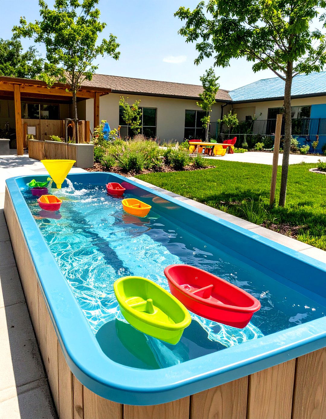 Outdoor Classroom Water Play Station - 30 outdoor classroom ideas