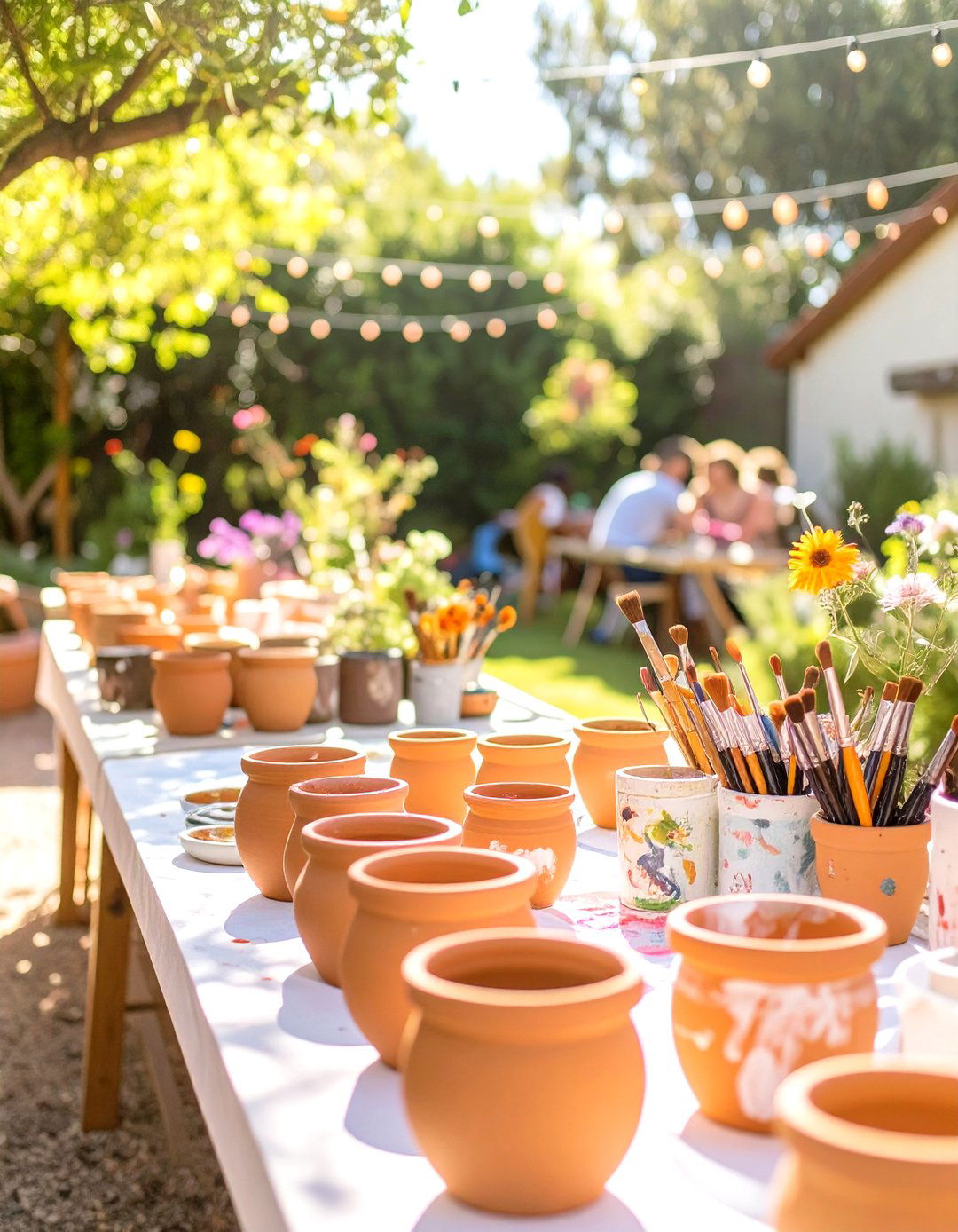 Outdoor Crafting Party - 30 outdoor party ideas