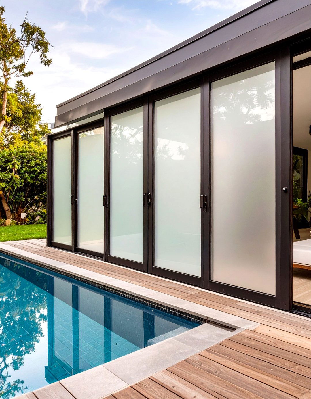 Outdoor Curtains - 30 tall backyard privacy ideas