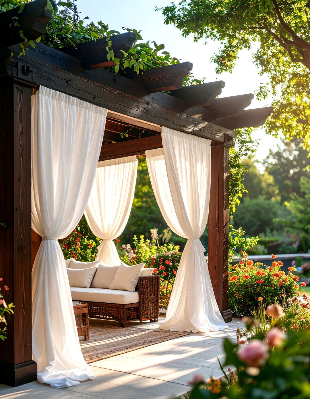Outdoor Curtains - 30 patio shade ideas