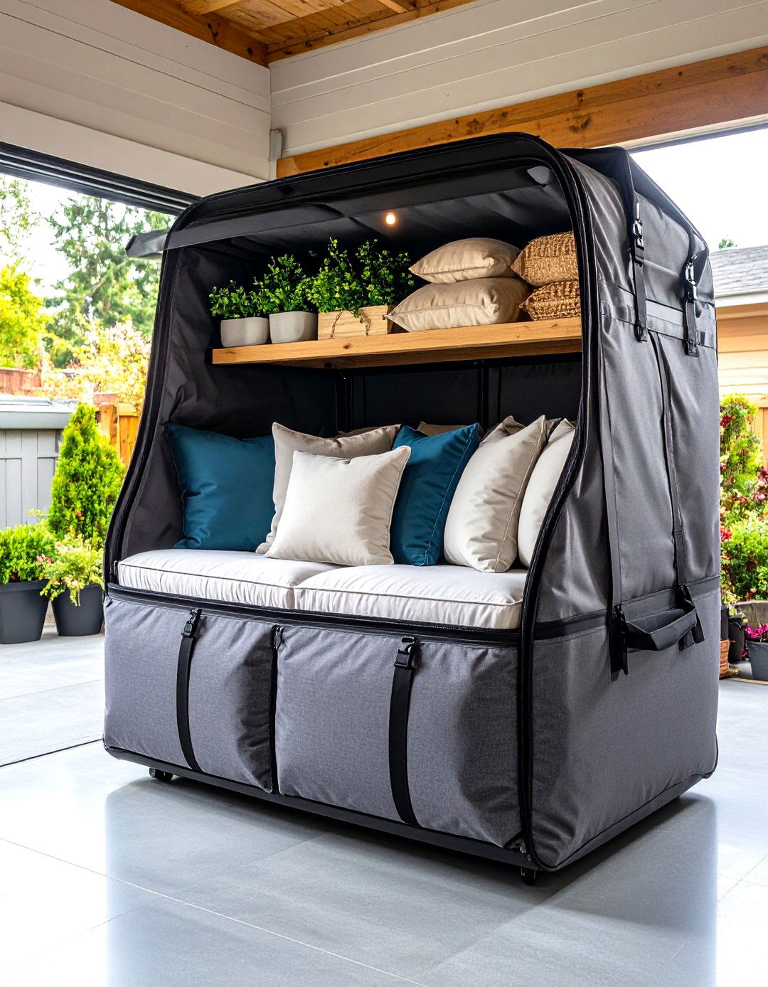 Outdoor Cushion Storage Bag - 30 outdoor storage ideas