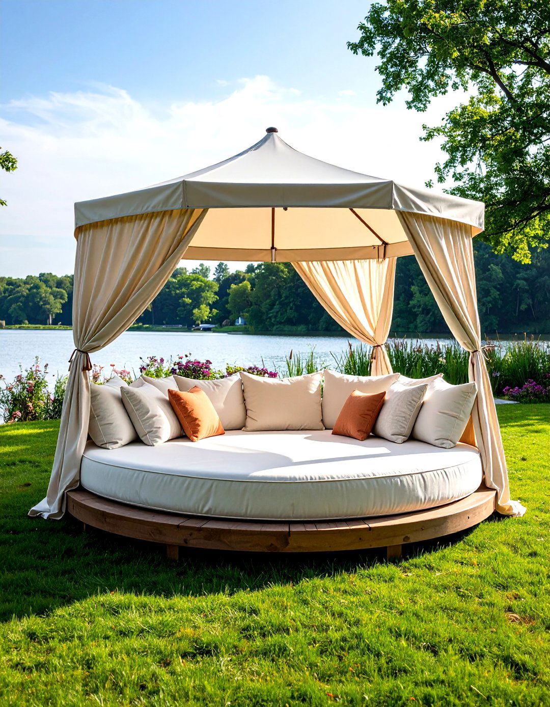 Outdoor Daybed with Canopy - 30 patio furniture ideas