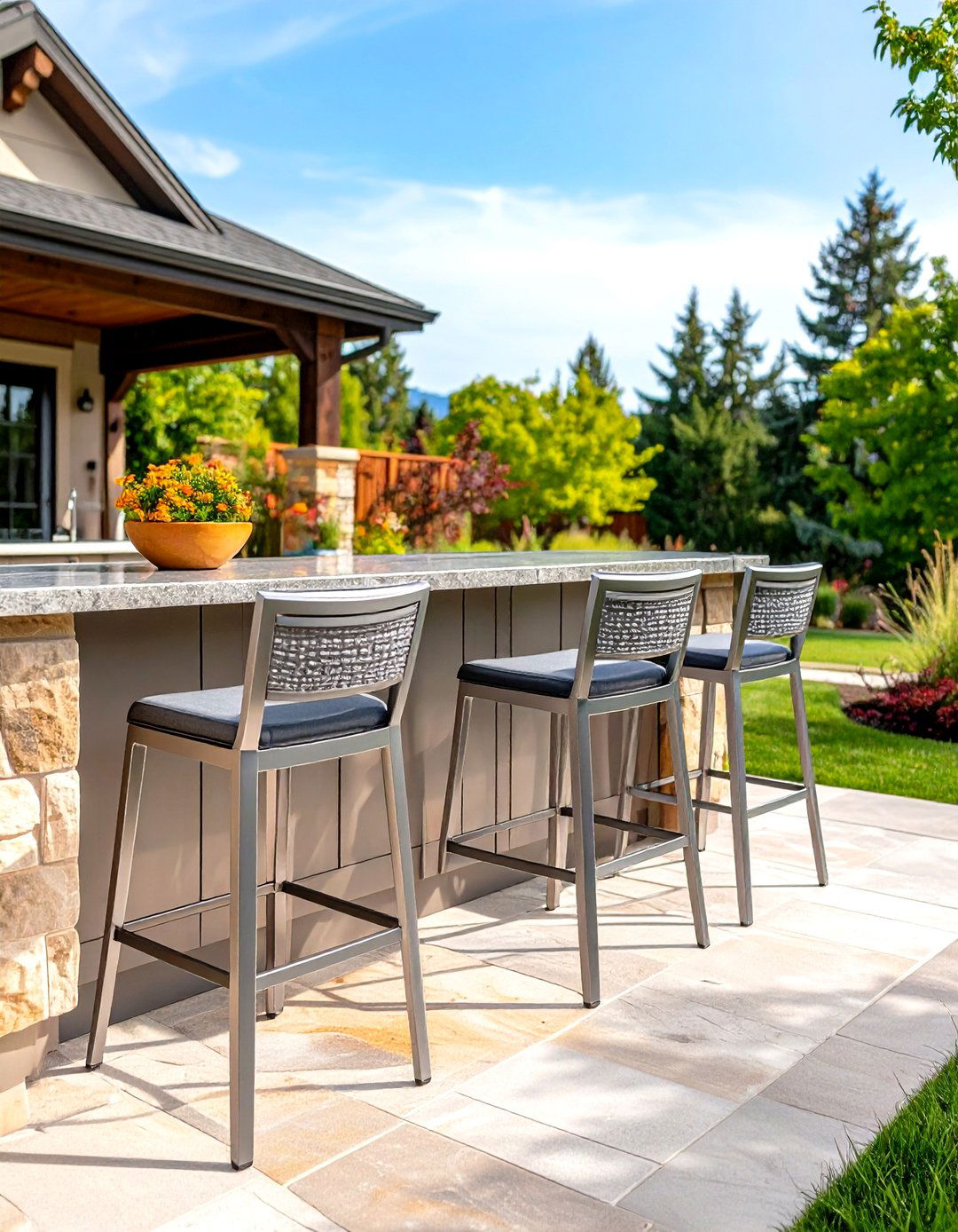 Outdoor Kitchen Bar Stools - 30 patio furniture ideas