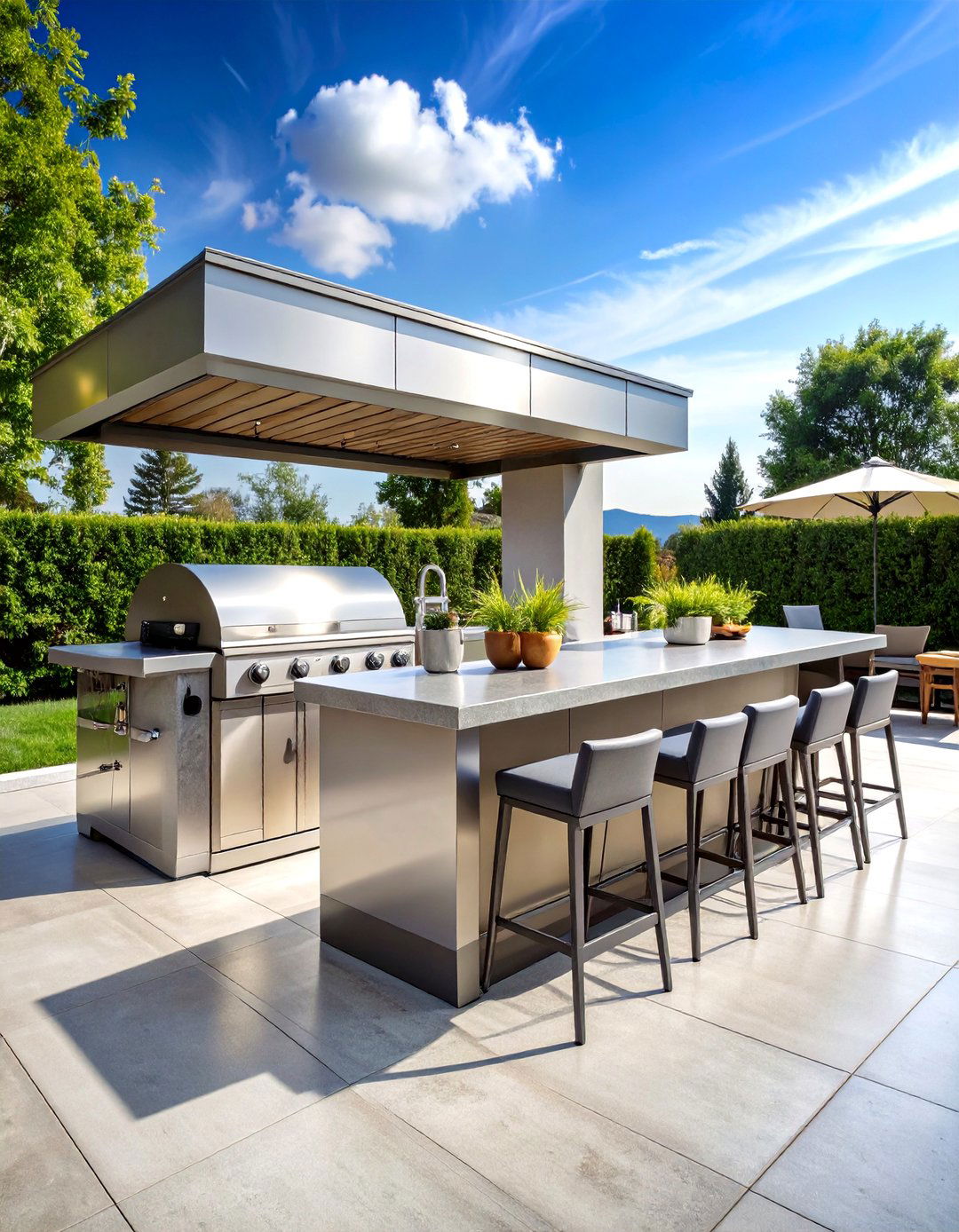 Outdoor Kitchen Patio Layout - 30 patio furniture layout ideas
