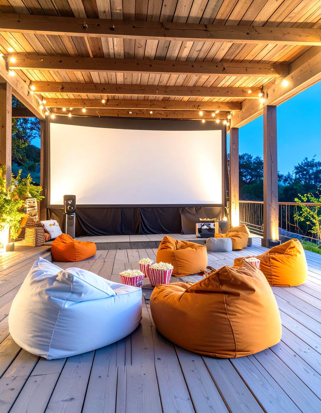 Outdoor Movie Theater Room - 30 enclosing under a deck ideas