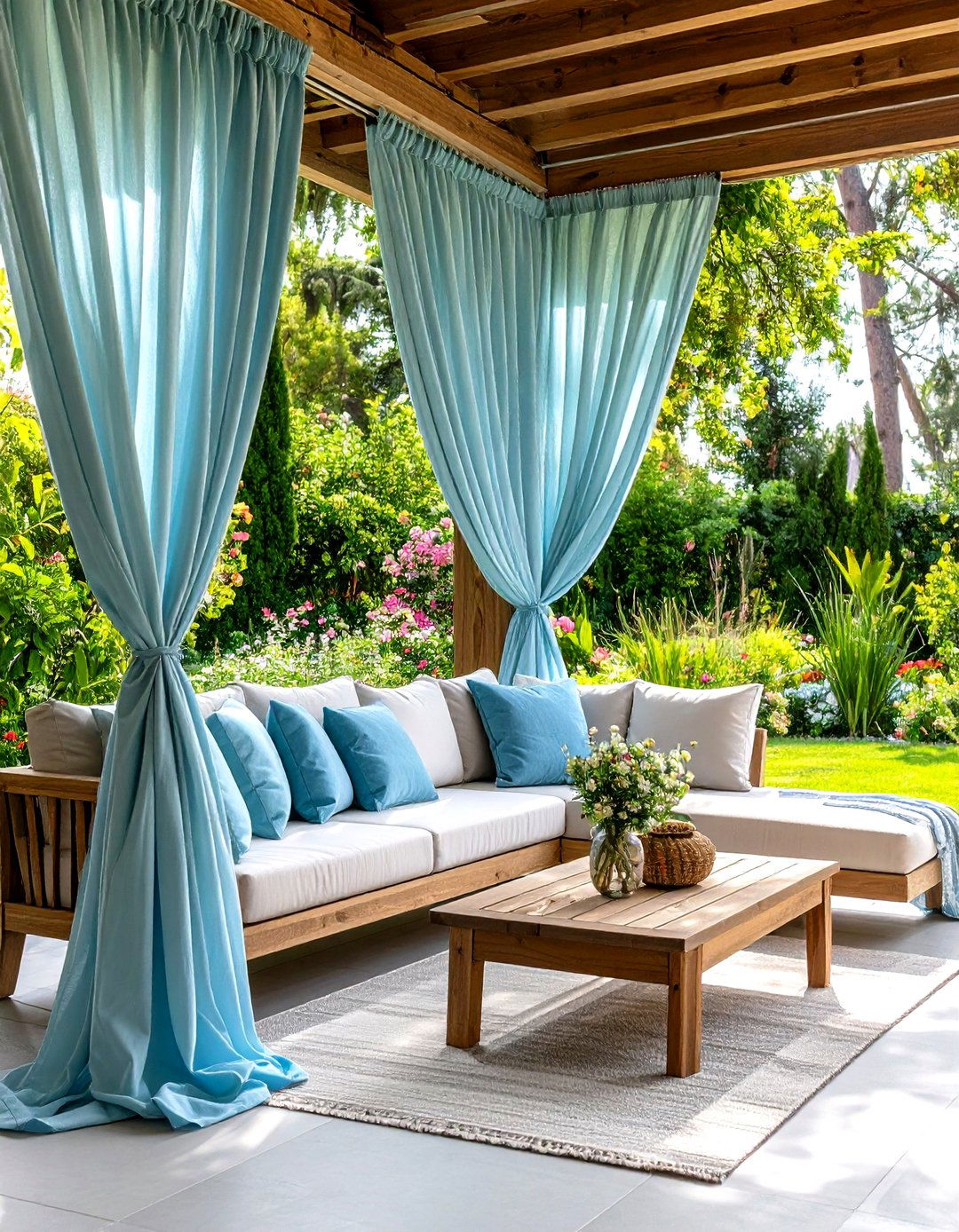 Outdoor Patio Door Curtains - 30 patio door curtain ideas