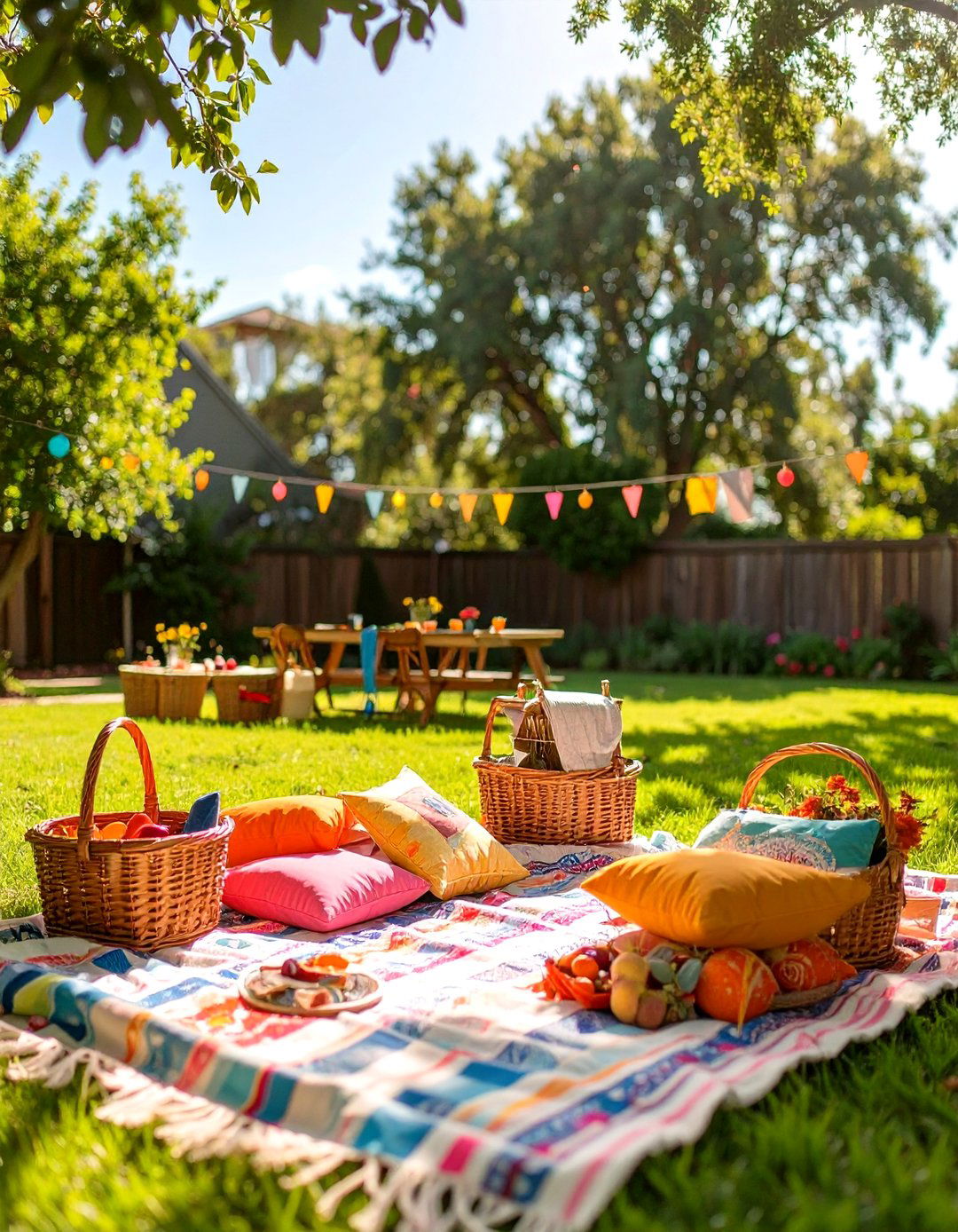 Outdoor Picnic Party - 30 backyard sweet 16 party ideas at home