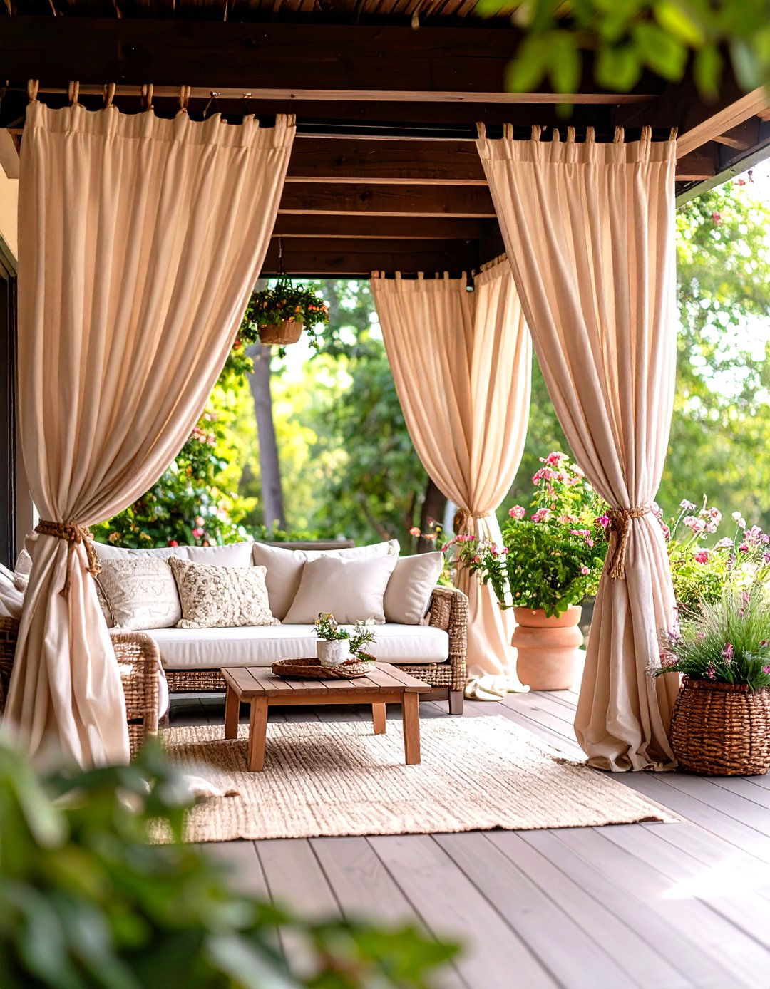 30 Porch Privacy Ideas for a Secluded Outdoor Retreat - We Love Home Blog