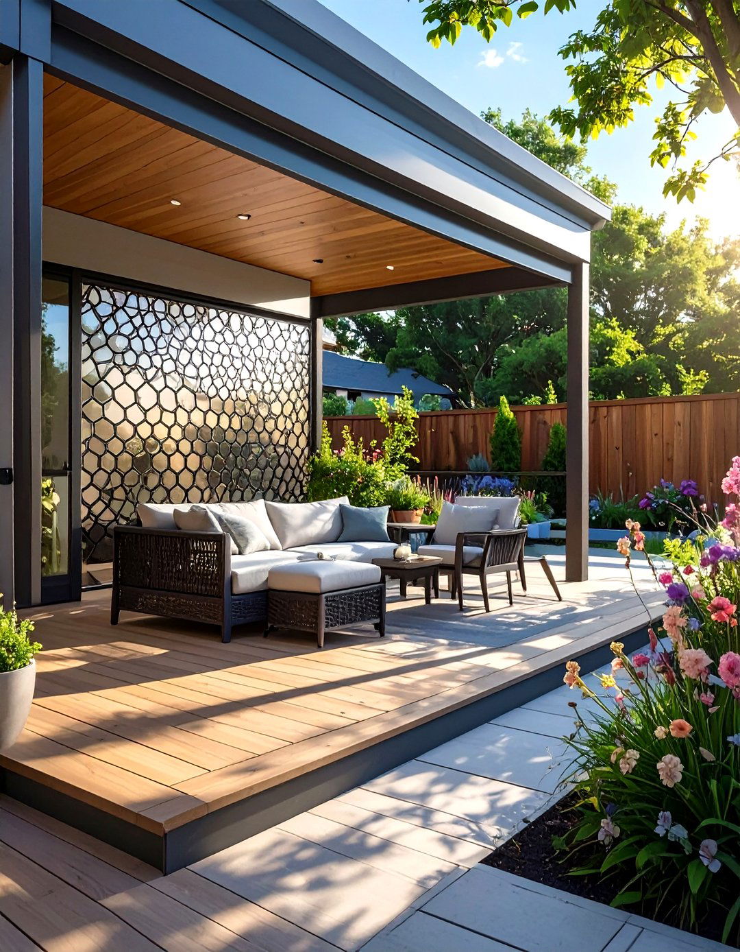 Outdoor Privacy Screen Skirting - 30 deck skirting ideas