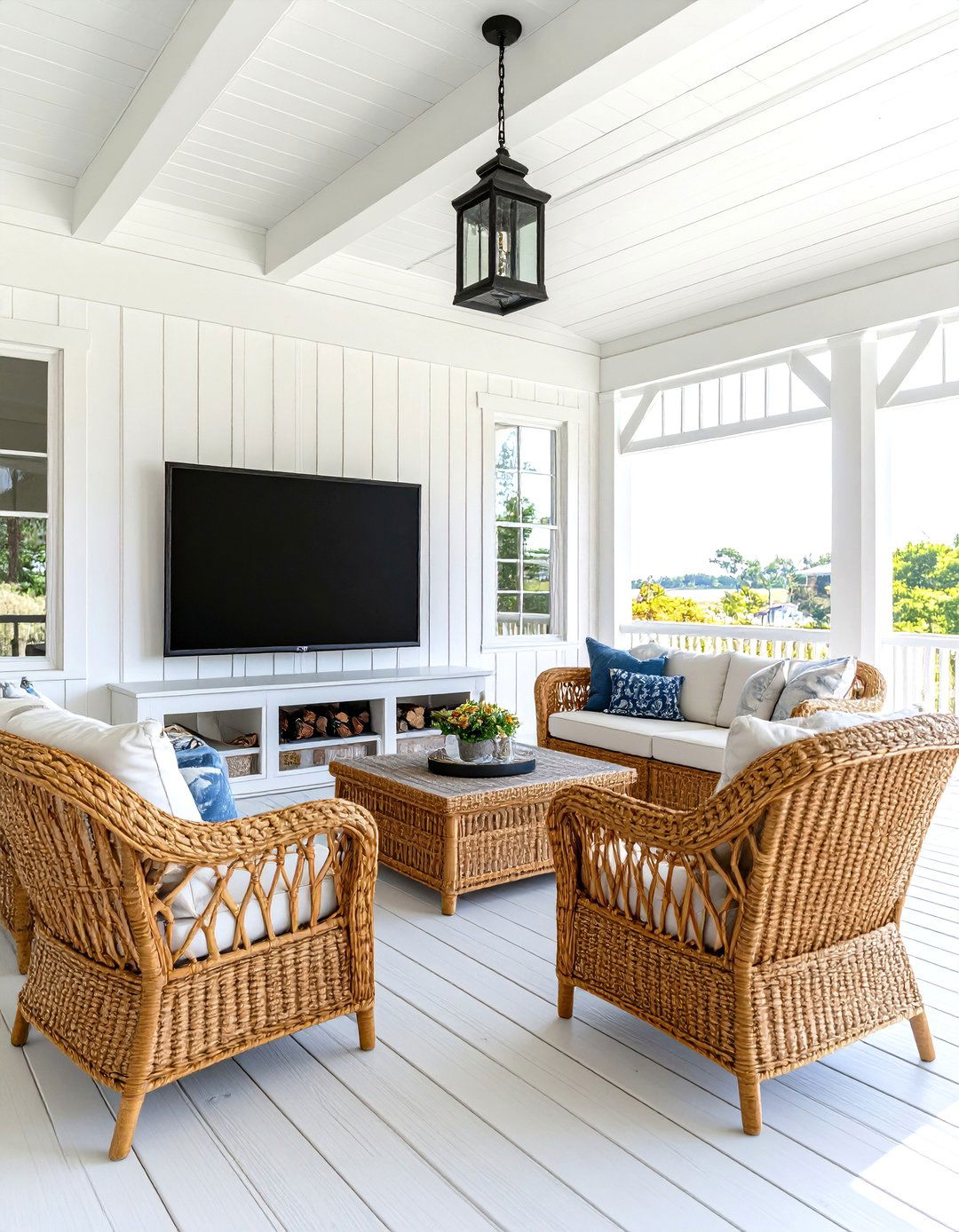 Outdoor TV Under a Gazebo - 30 outdoor tv ideas