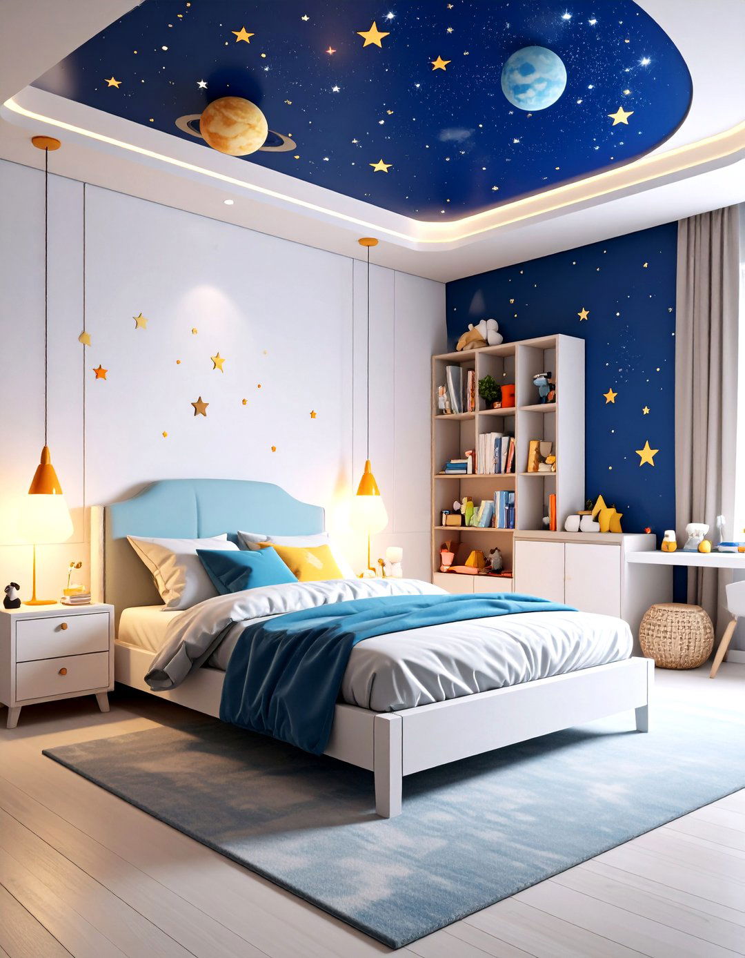 Outer Space Explorer Bedroom - 30 5 year old boy bedroom ideas
