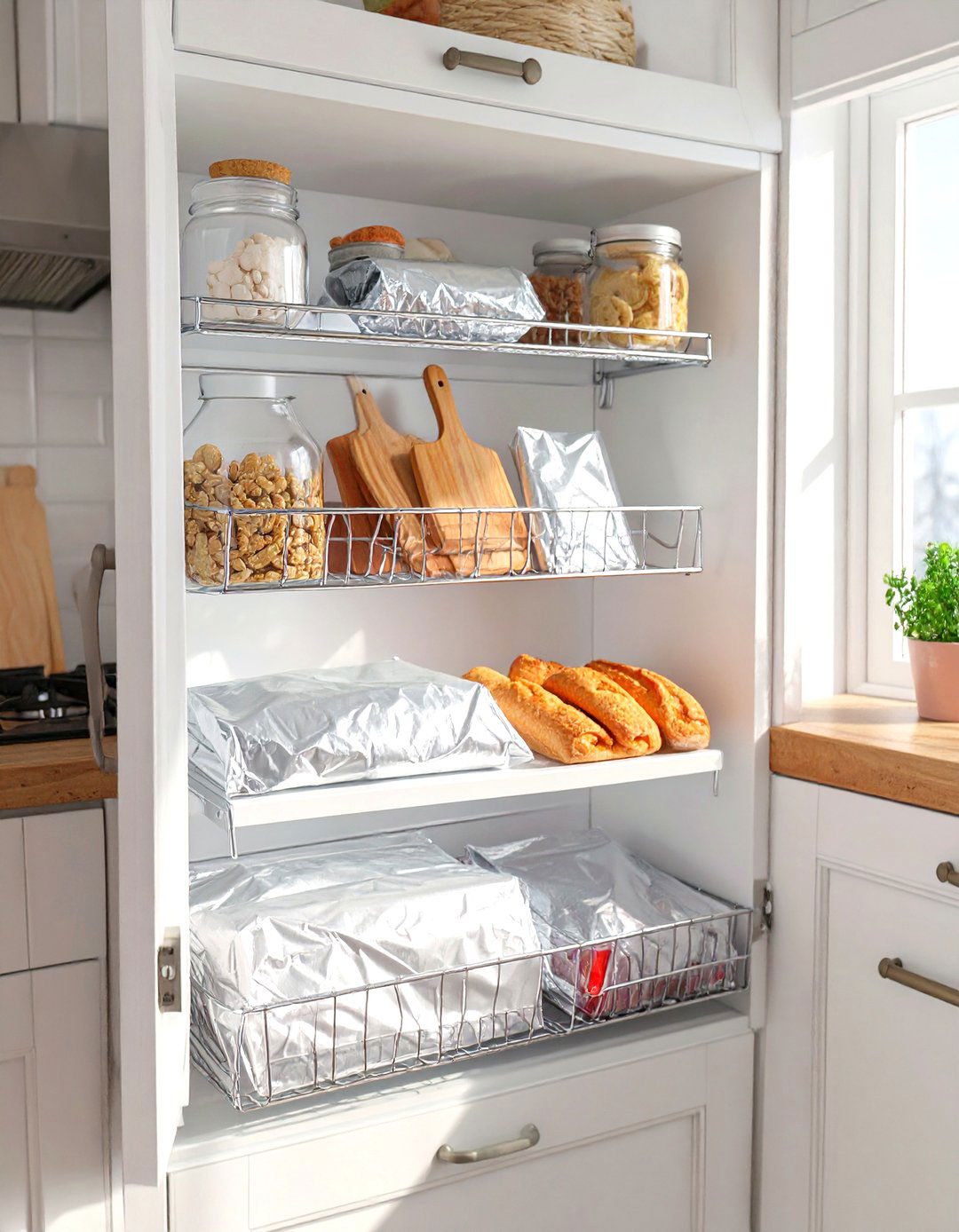 Over the Cabinet Door Organizers - 30 small kitchen organization ideas