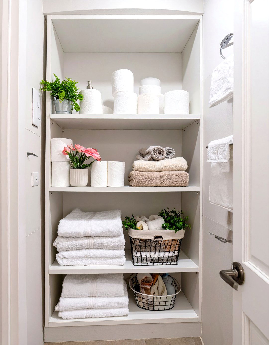 Over the Door Bathroom Shelving Unit - 30 bathroom shelving ideas