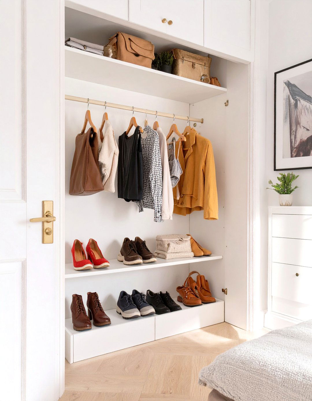 Over the Door Organizers for Hidden Storage - 30 small bedroom furniture ideas