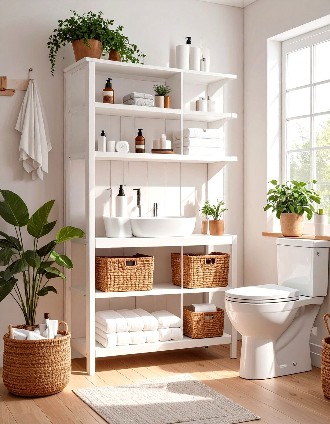 Over the Toilet Storage Units - 30 tiny bathroom ideas