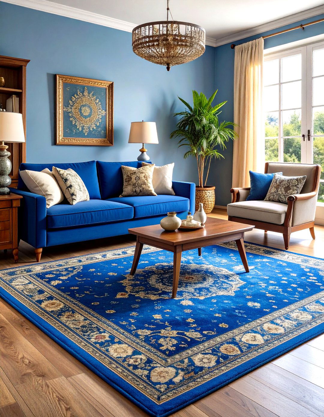 Overdyed Traditional Living Room Carpet - 30 living room carpet ideas