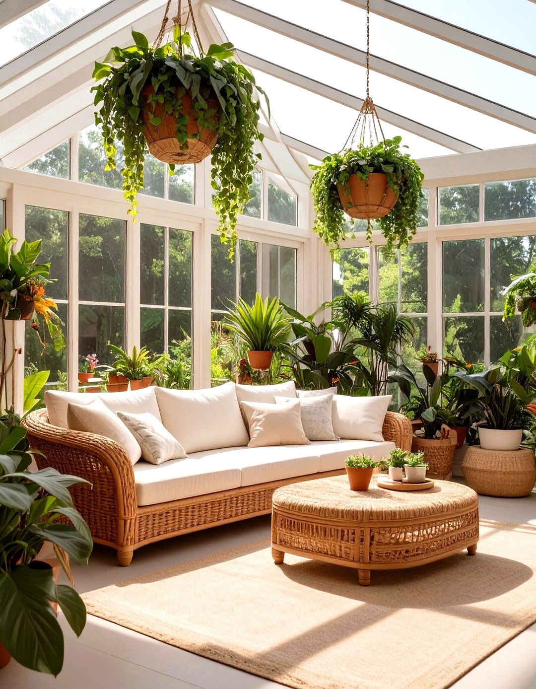 Overgrown Greenhouse Solarium - 30 sims 4 living room ideas