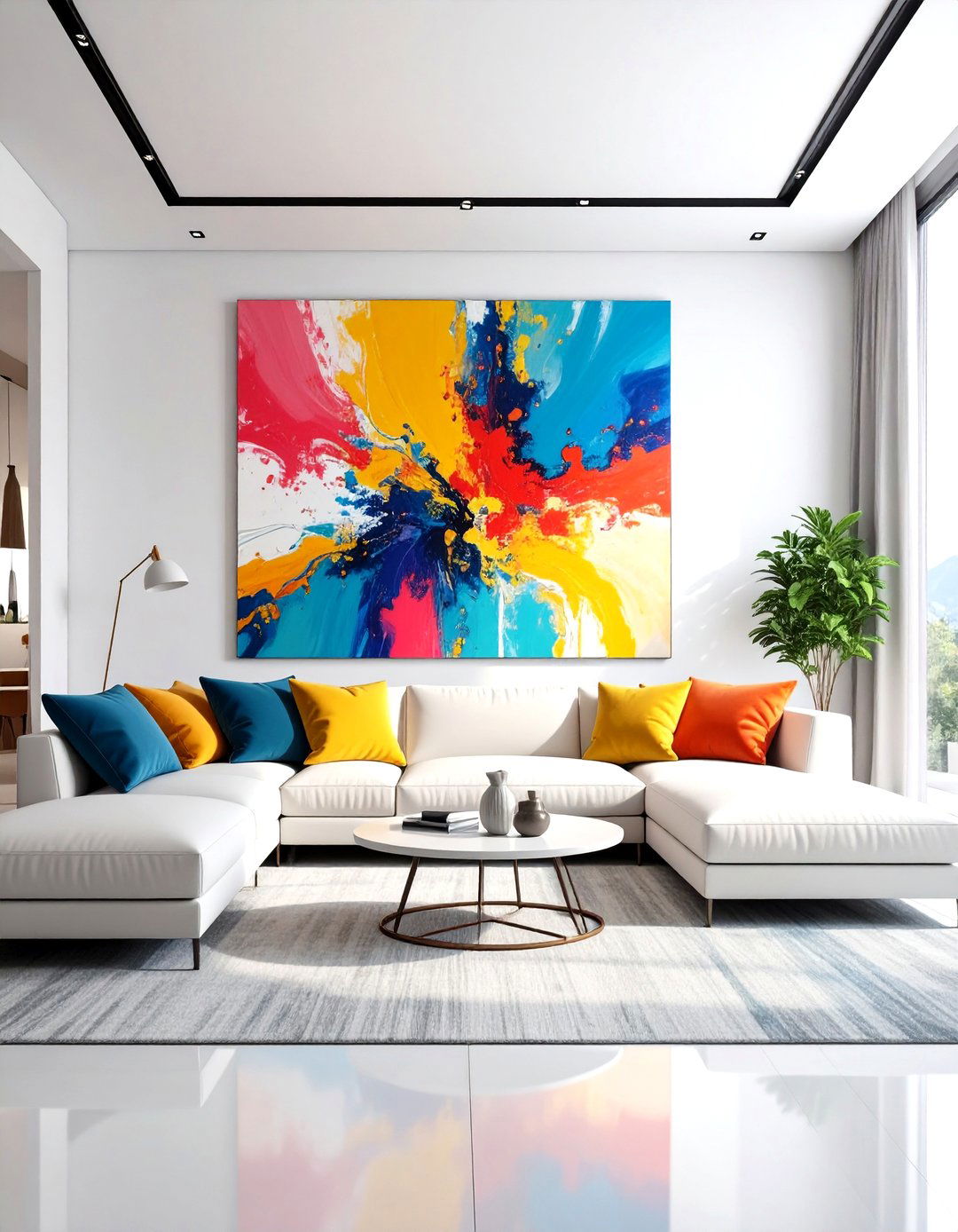 Oversized Art and Decor - 30 post modern interior design ideas