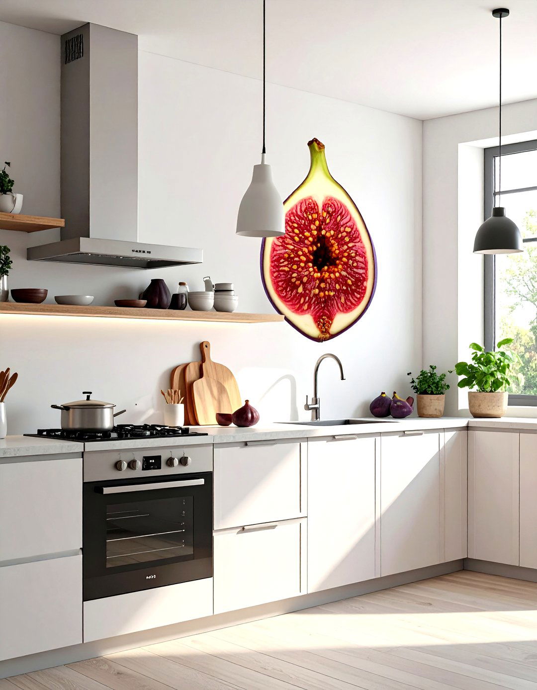Oversized Food Photography - 30 kitchen wall art ideas