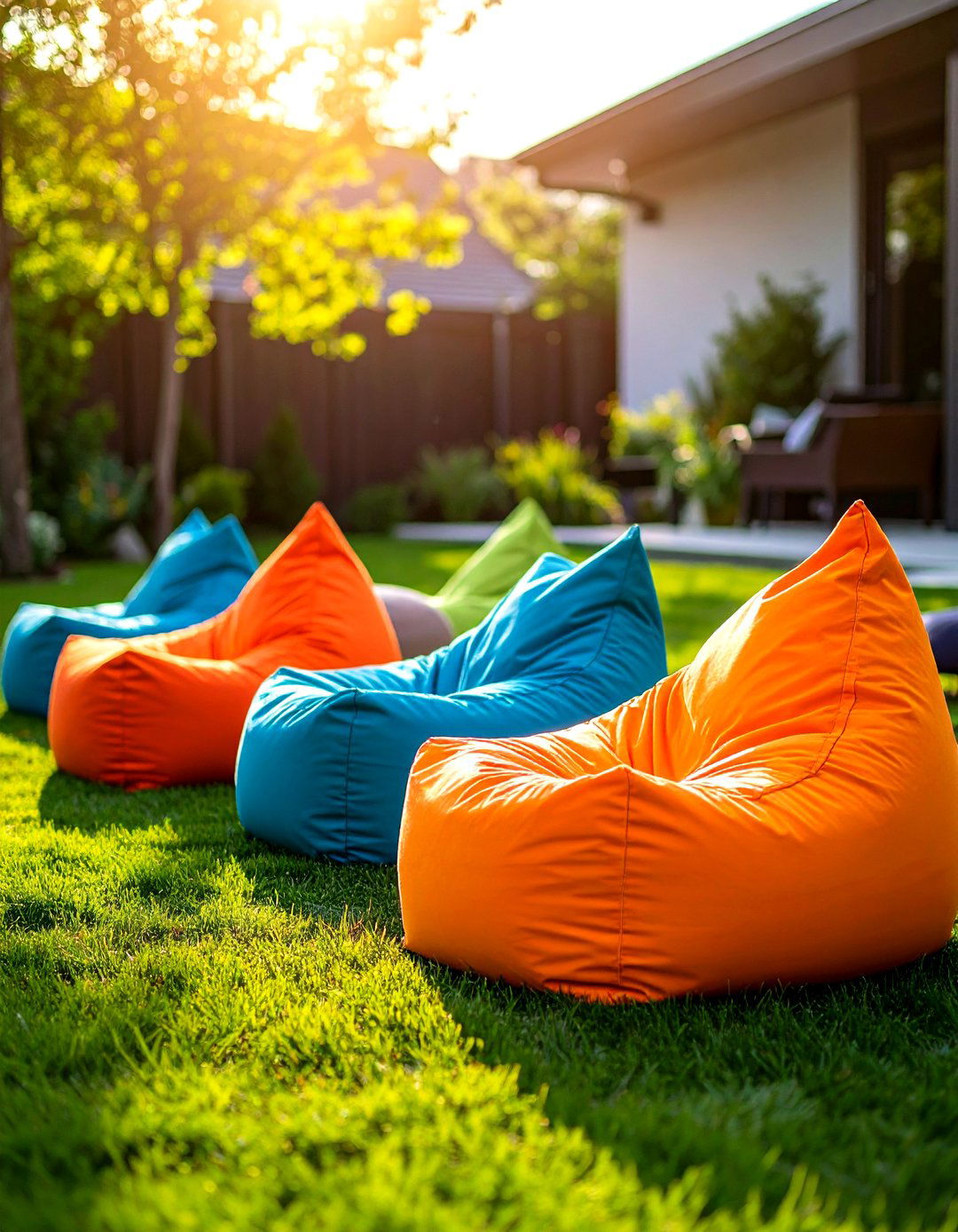 Oversized Outdoor Bean Bag Seating - 30 outdoor seating ideas