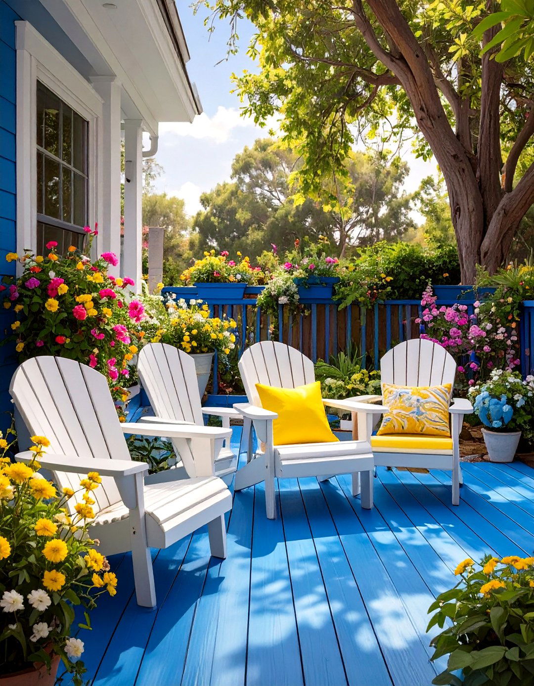 Pacific Blue Deck Stain - 30 deck stain ideas