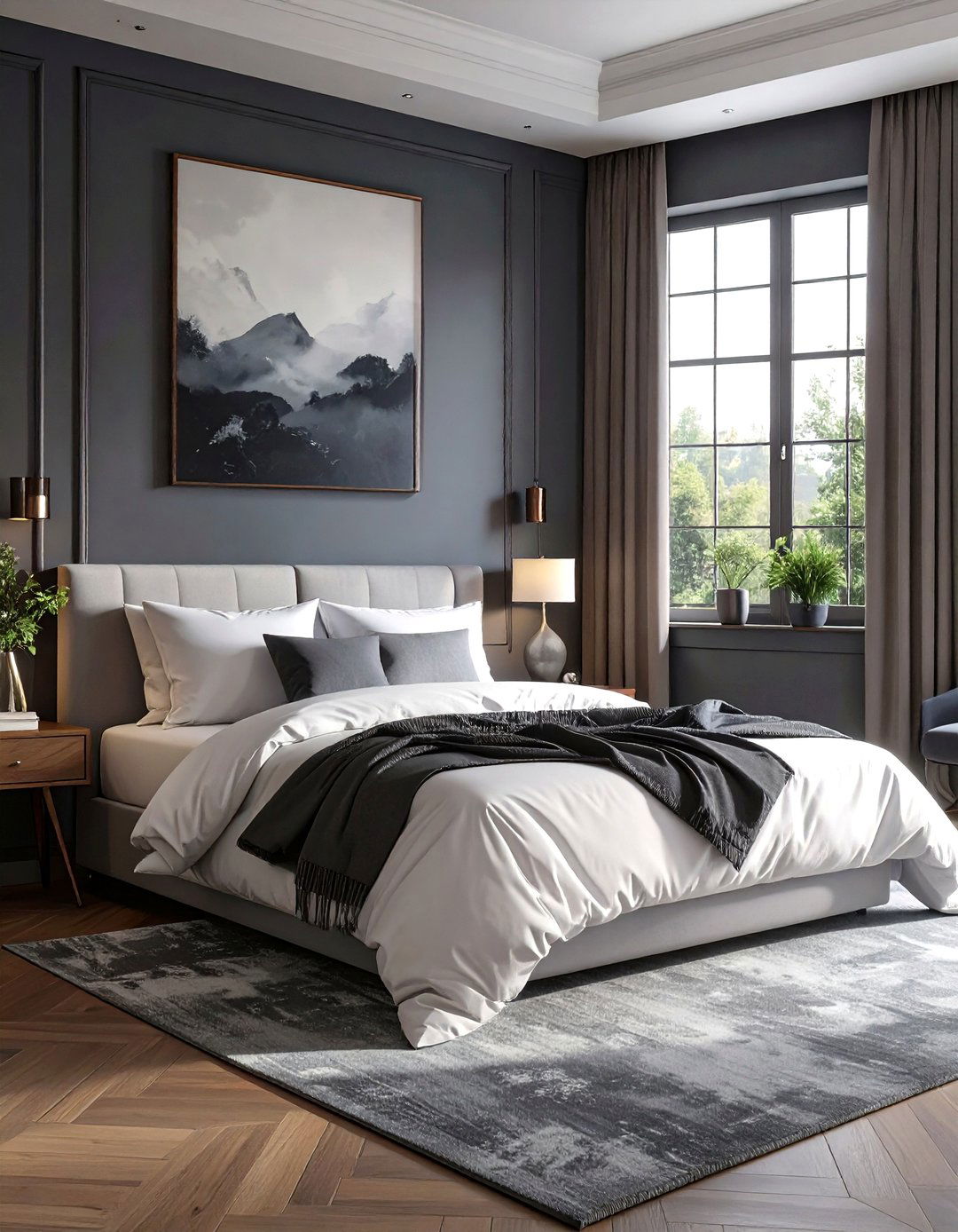 Paint a Seductive Accent Wall - 30 ways to spice up the bedroom ideas