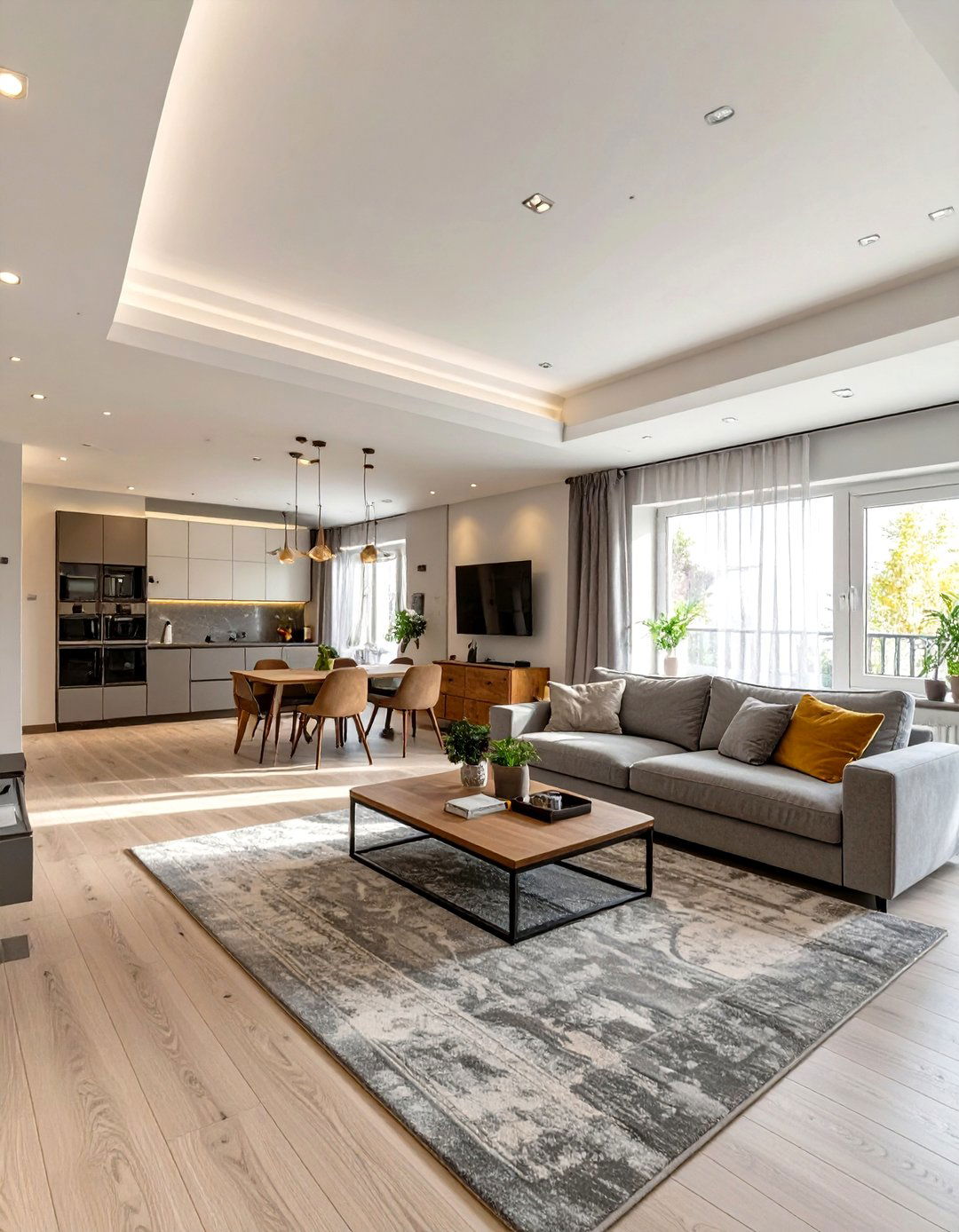 Paint the Ceiling a Lighter Color - 30 very small living room ideas