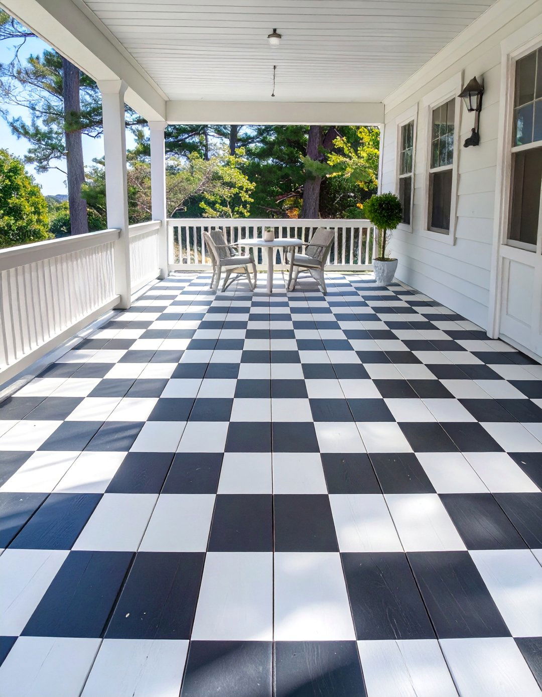 Painted Deck Patterns - 30 deck color ideas